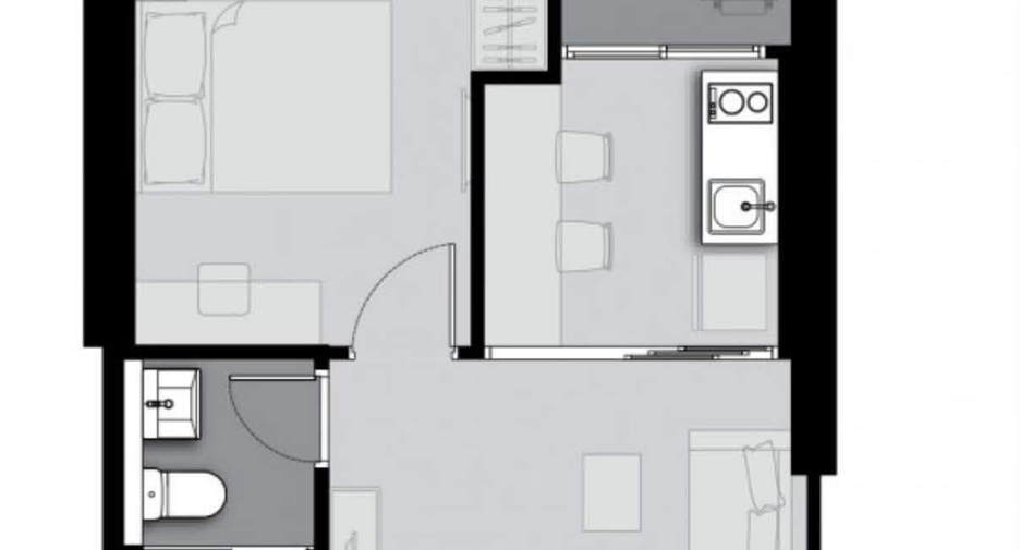 Wohnung zum Kauf mit 1 Zimmer in Huai Khwang, Bangkok