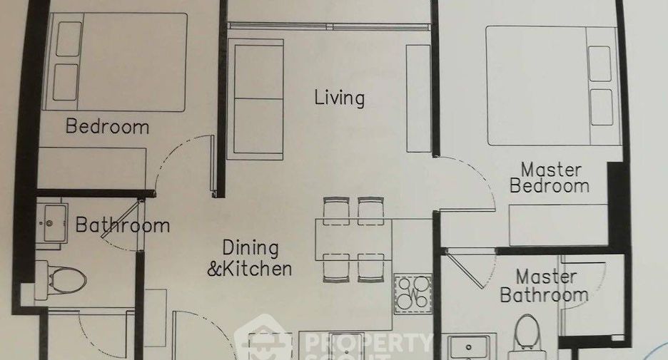 For sale 2 bedrooms condo in Khlong Toei, Bangkok