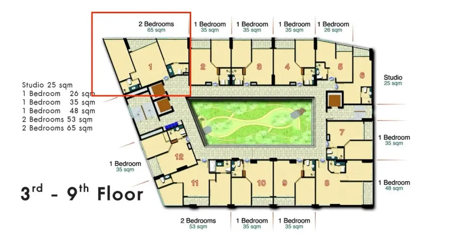 For sale 2 bedrooms condo in Bang Lamung, Chonburi