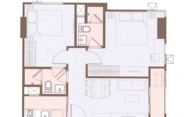 For sale 2 bedrooms condo in Yan Nawa, Bangkok