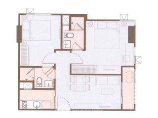 For sale 2 bedrooms condo in Yan Nawa, Bangkok
