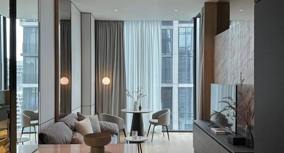 Wohnung zur Miete mit 1 Zimmer in Pathum Wan, Bangkok