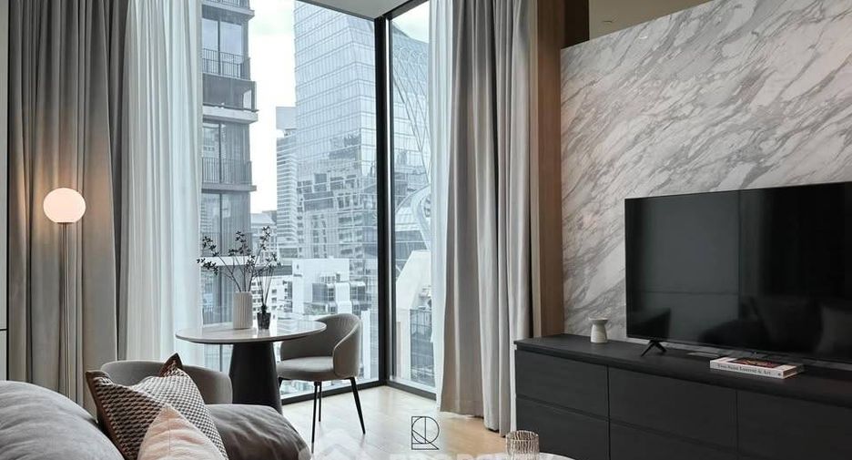 Wohnung zur Miete mit 1 Zimmer in Pathum Wan, Bangkok