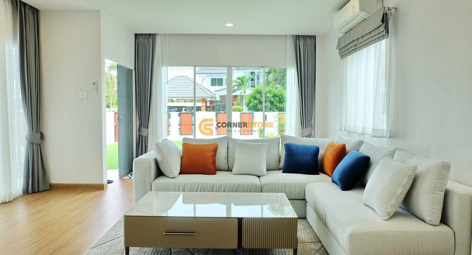For rent 4 bedrooms house in Bang Lamung, Chonburi