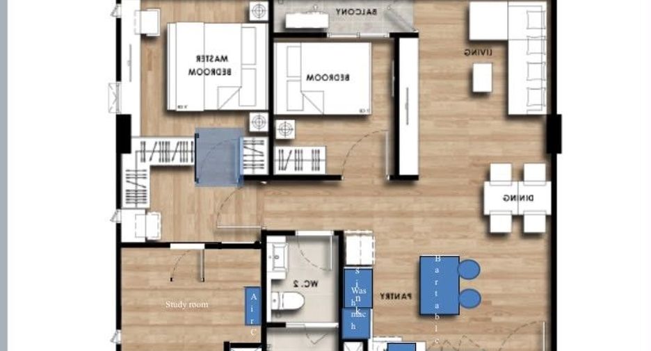 Condo en venta y en alquiler de 3 habitaciones en Mueang Samut Prakan, Samut Prakan
