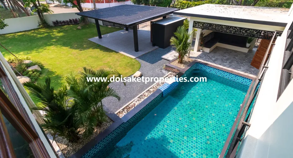 For rent and for sale 4 bedrooms house in Doi Saket, Chiang Mai