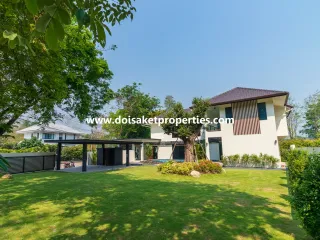 For rent and for sale 4 bedrooms house in Doi Saket, Chiang Mai