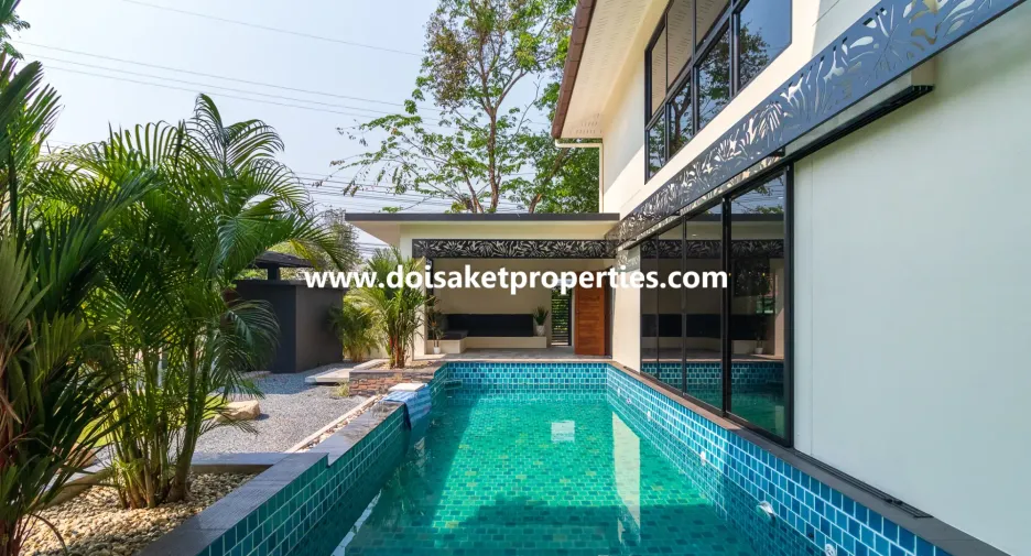 For rent and for sale 4 bedrooms house in Doi Saket, Chiang Mai