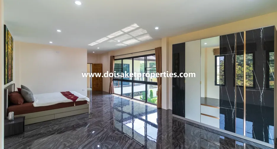 For rent and for sale 4 bedrooms house in Doi Saket, Chiang Mai