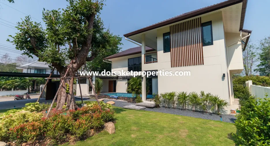 For rent and for sale 4 bedrooms house in Doi Saket, Chiang Mai