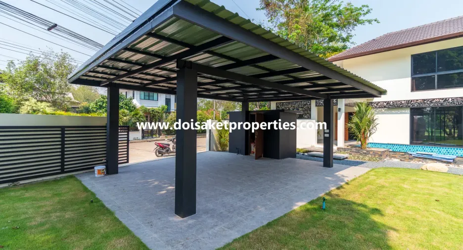 For rent and for sale 4 bedrooms house in Doi Saket, Chiang Mai