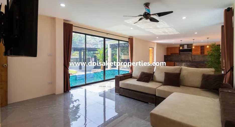 For rent and for sale 4 bedrooms house in Doi Saket, Chiang Mai