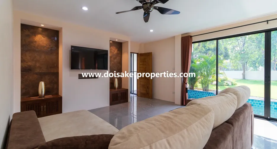 For rent and for sale 4 bedrooms house in Doi Saket, Chiang Mai