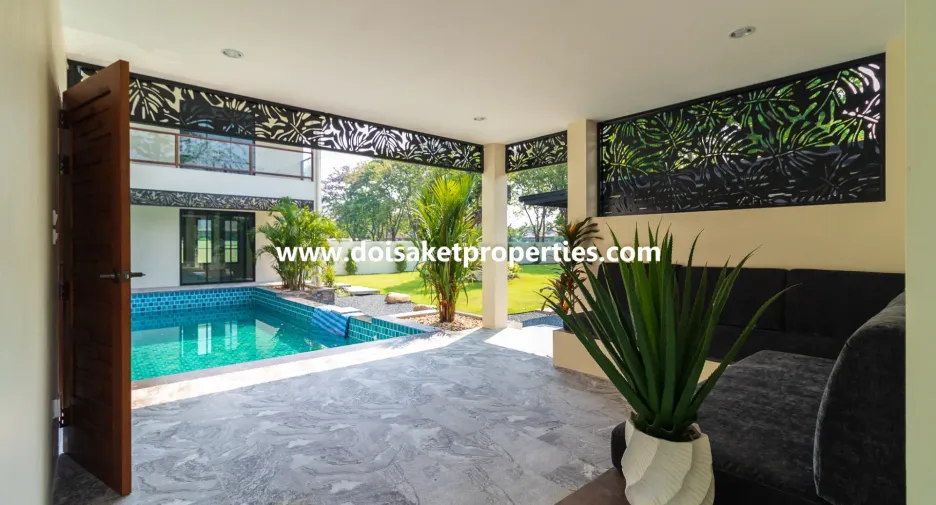 For rent and for sale 4 bedrooms house in Doi Saket, Chiang Mai