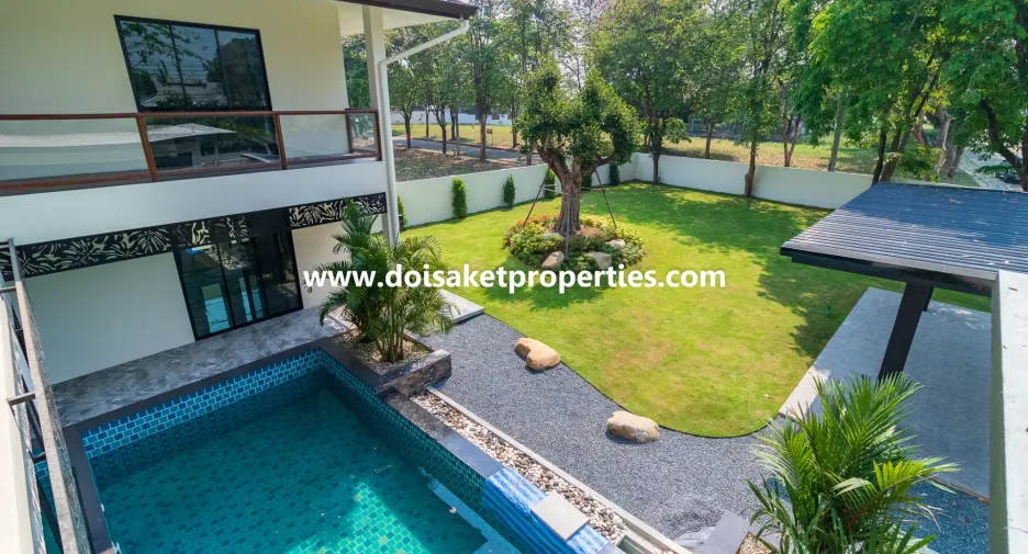 For rent and for sale 4 bedrooms house in Doi Saket, Chiang Mai