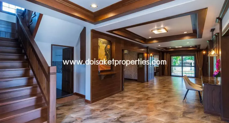 For rent and for sale 4 bedrooms house in San Sai, Chiang Mai