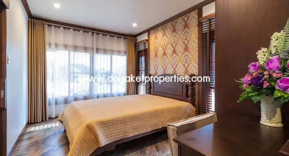 For rent and for sale 4 bedrooms house in San Sai, Chiang Mai