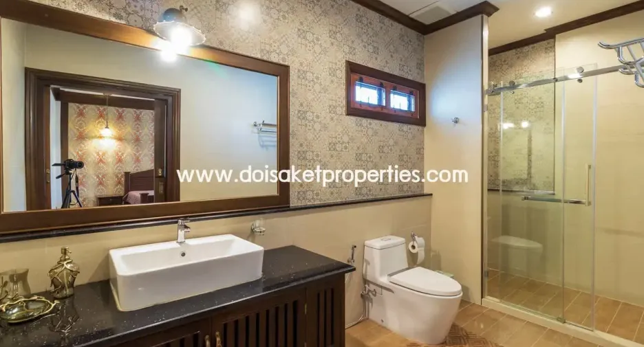 For rent and for sale 4 bedrooms house in San Sai, Chiang Mai
