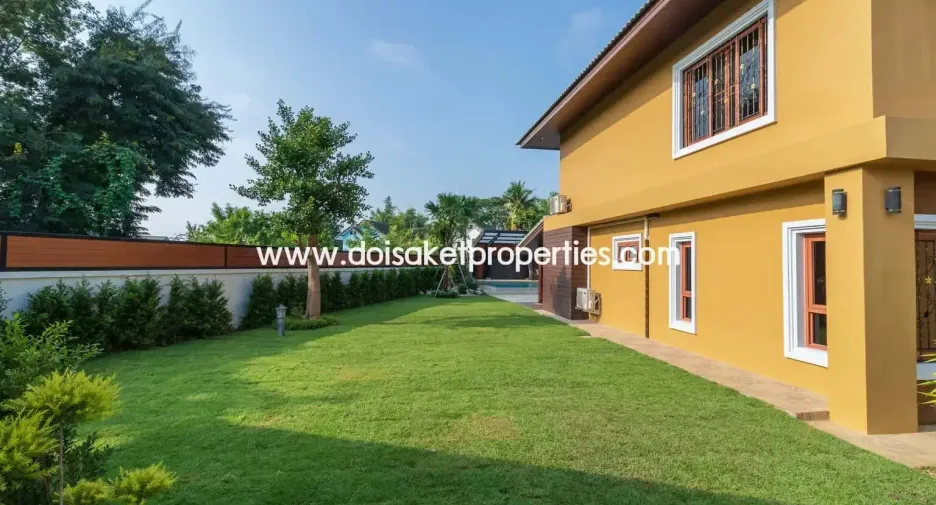 For rent and for sale 4 bedrooms house in San Sai, Chiang Mai