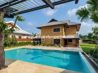 For rent and for sale 4 bedrooms house in San Sai, Chiang Mai