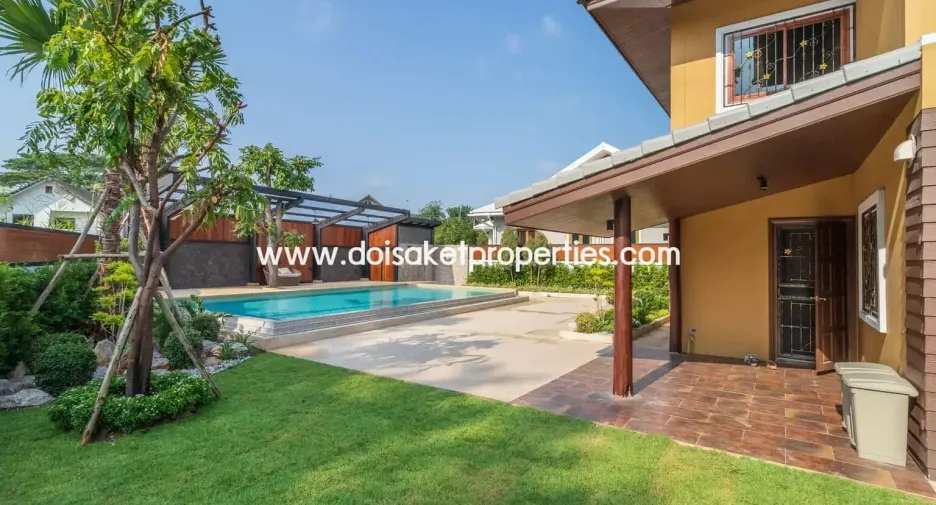 For rent and for sale 4 bedrooms house in San Sai, Chiang Mai