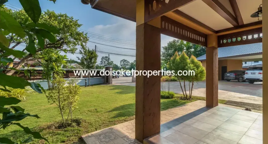 For rent and for sale 4 bedrooms house in San Sai, Chiang Mai
