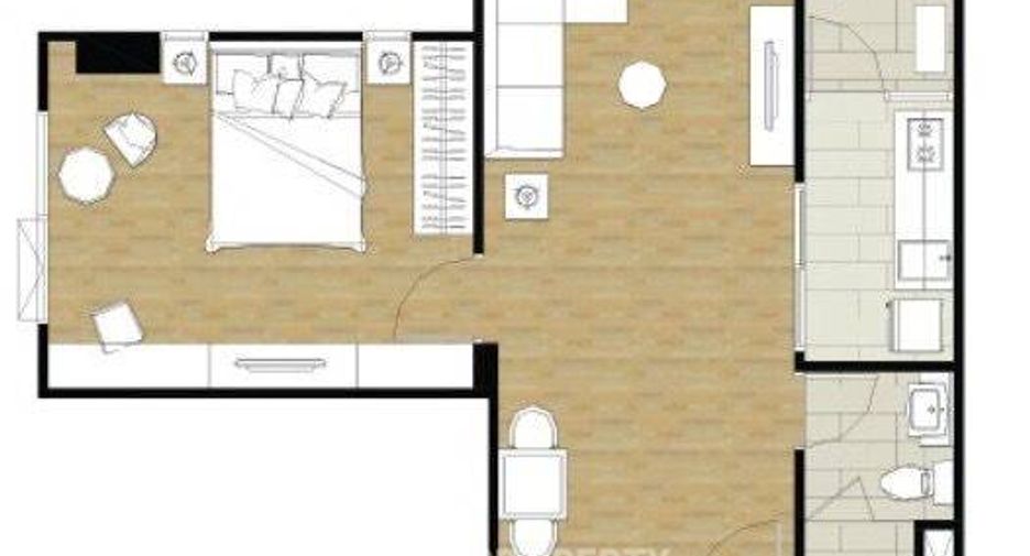 À vendre 1 chambre condo à Ratchathewi, Bangkok