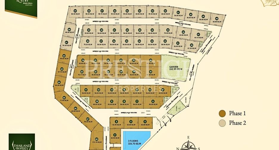 Haus zum Kauf mit 3 Zimmer in Bang Lamung, Chonburi