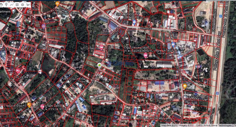For sale land in Bang Lamung, Chonburi