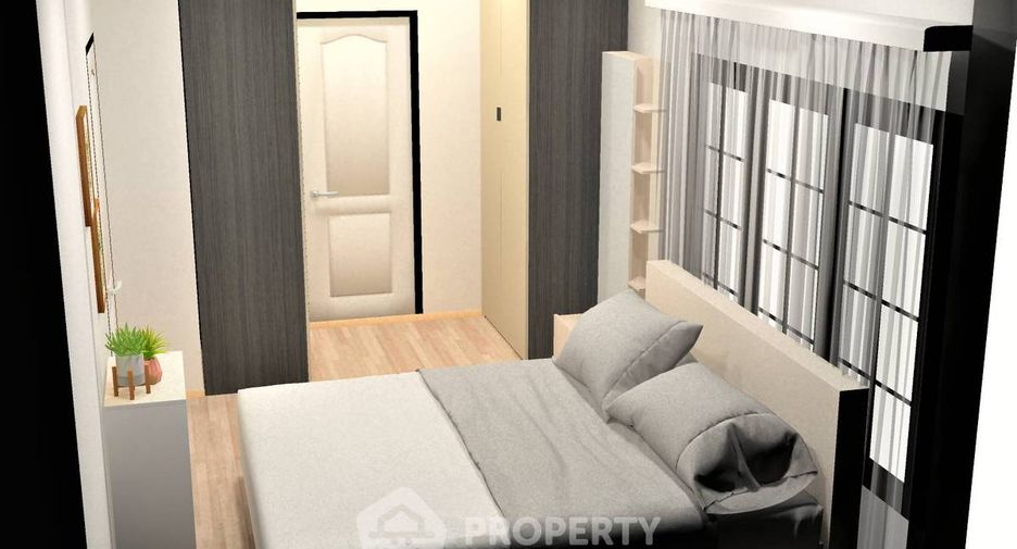 For rent 2 bedrooms condo in Huai Khwang, Bangkok