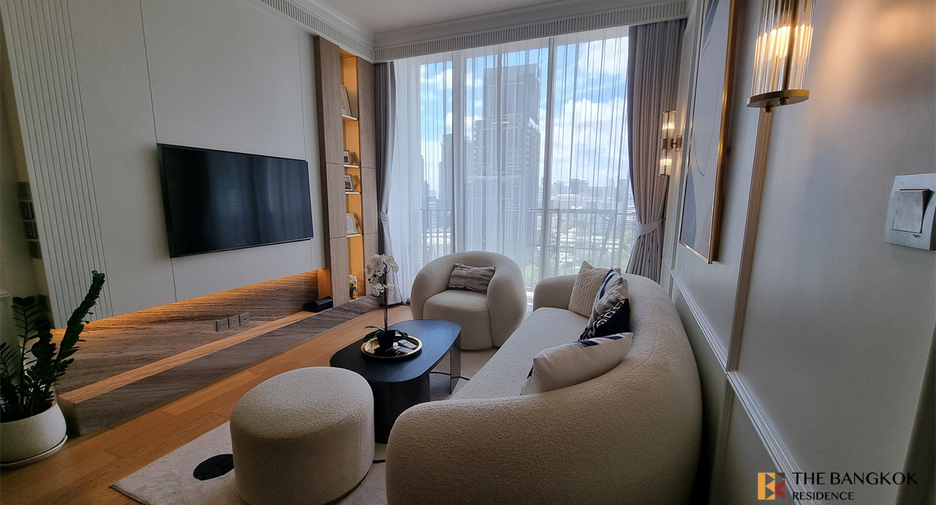 Wohnung zur Miete mit 1 Zimmer in Pathum Wan, Bangkok