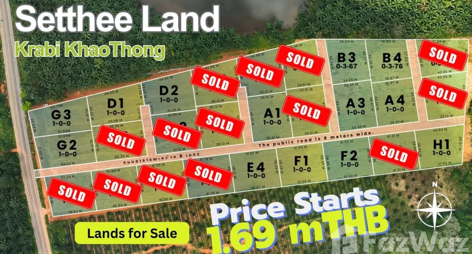 For sale land in Mueang Krabi, Krabi