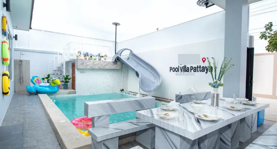 À vendre 3 chambres villa à Jomtien, Pattaya