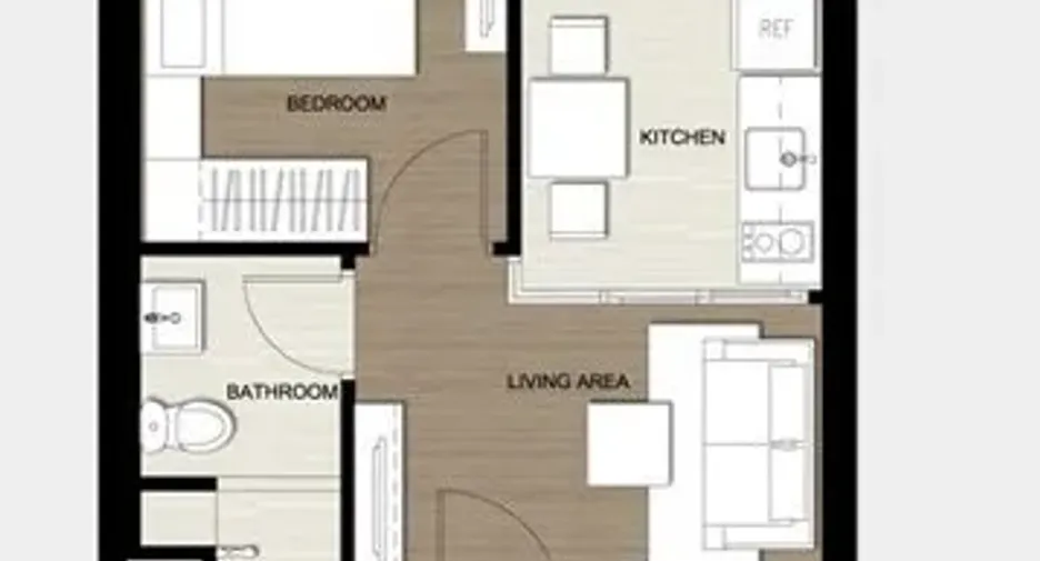 Condo en alquiler de 1 habitaciones en Watthana, Bangkok