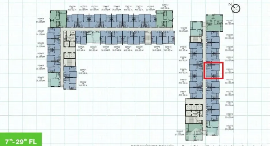 Condo en alquiler de 1 habitaciones en Watthana, Bangkok