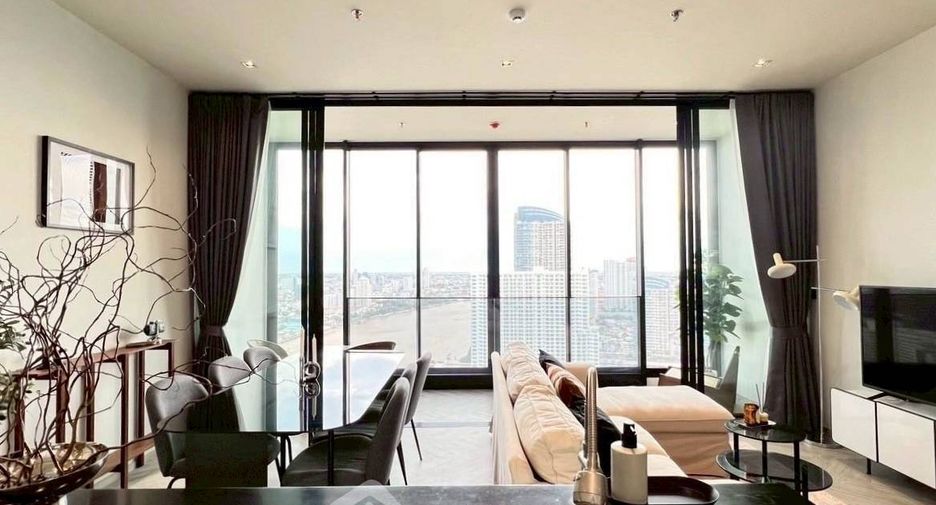 For rent 2 bedrooms condo in Khlong San, Bangkok