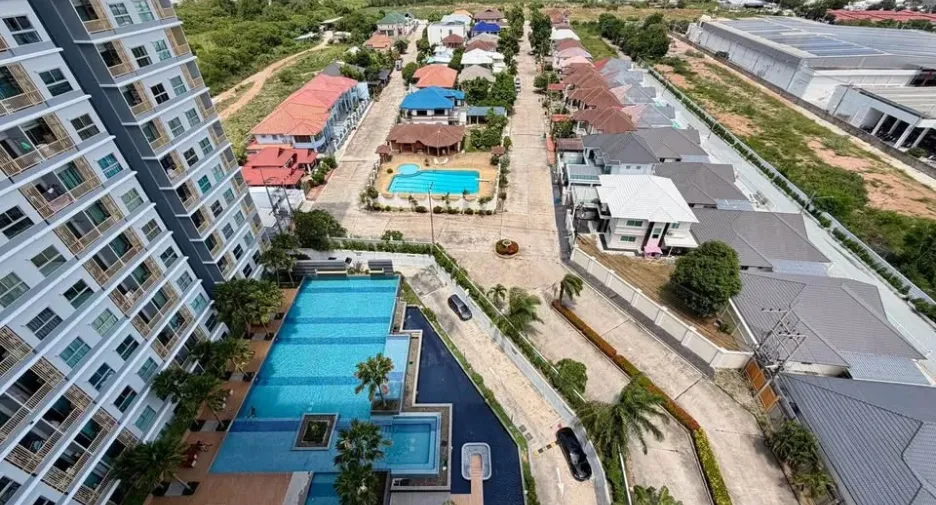 À vendre 1 chambre condo à Bang Lamung, Chonburi
