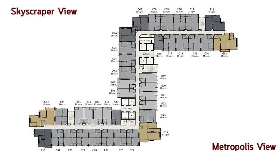 À vendre 1 chambre condo à Pathum Wan, Bangkok