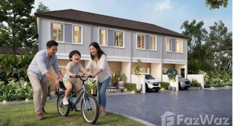 Casa adosada en venta de 3 habitaciones en Bang Phli, Samut Prakan