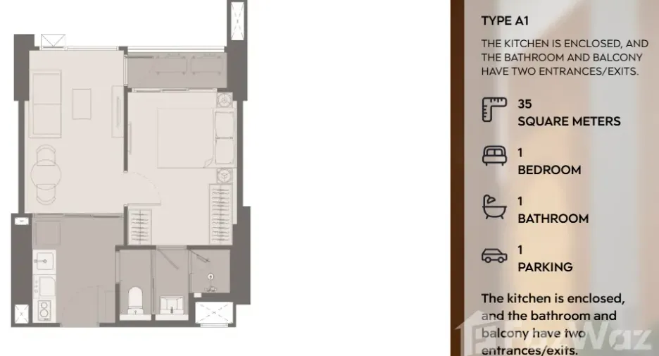 For sale 1 Beds condo in Khlong San, Bangkok
