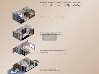 Casa adosada en venta de 3 habitaciones en Bang Khen, Bangkok