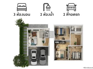 Casa adosada en venta de 3 habitaciones en Thanyaburi, Pathum Thani