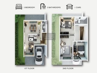 Reihenhaus zum Kauf mit 3 Zimmer in Bang Phli, Samut Prakan