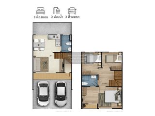 Reihenhaus zum Kauf mit 3 Zimmer in Bang Yai, Nonthaburi