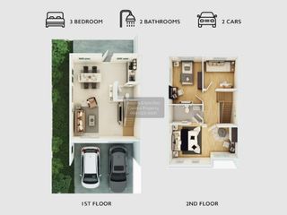 Casa adosada en venta de 3 habitaciones en Thanyaburi, Pathum Thani