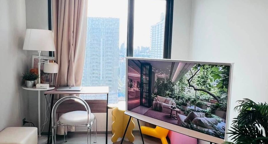 Wohnung zur Miete mit 1 Zimmer in Huai Khwang, Bangkok