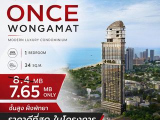 For sale 1 bed condo in Bang Lamung, Chonburi