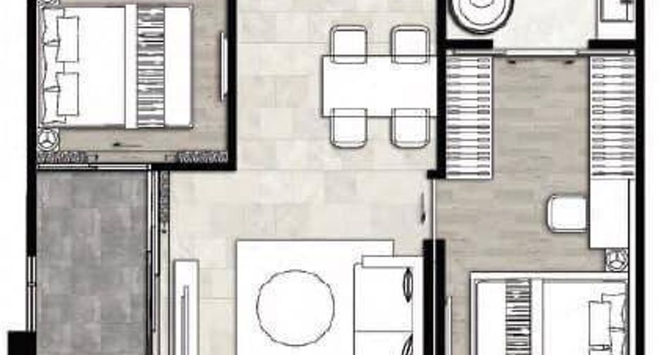 For rent 2 bedrooms condo in Watthana, Bangkok