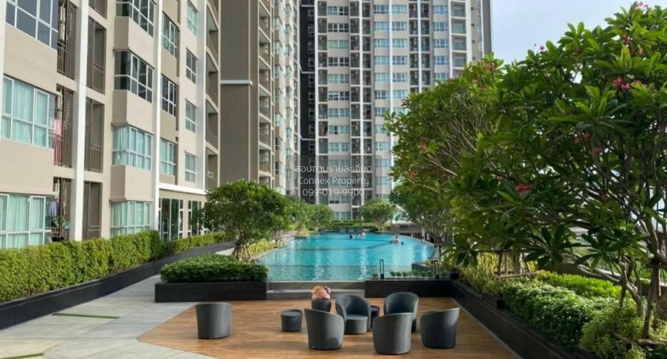 For rent 1 bed condo in Huai Khwang, Bangkok