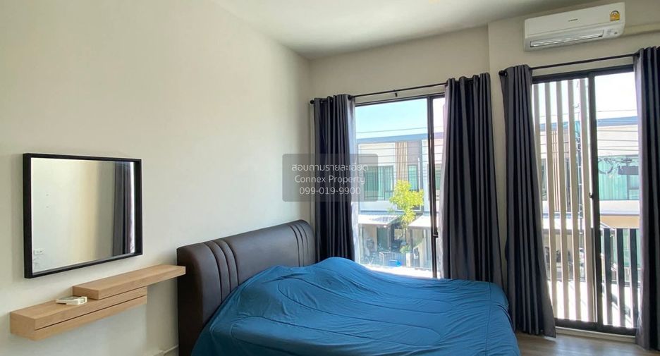 For rent 2 bedrooms townhouse in Bang Phli, Samut Prakan
